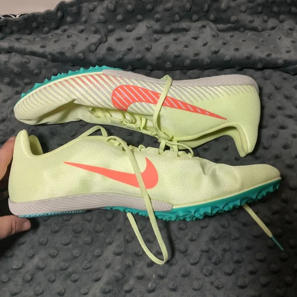 NWOB Nike Zoom Rival M9 Multi-Track (AH1020-700) Cleats - Size 14 NWOB Nike Zoom Rival M9 Multi-Track (AH1020-700) Cleats  main image 3